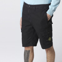 Шорти Stone Island shorts cargo black 7615l11WA V0129