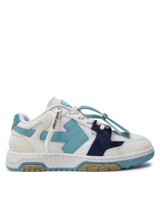 Кросівки Off-White Out Of Office Low Slim White Light Blue OMIA243S23LEA0010349