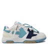 Кросівки Off-White Out Of Office Low Slim White Light Blue OMIA243S23LEA0010349