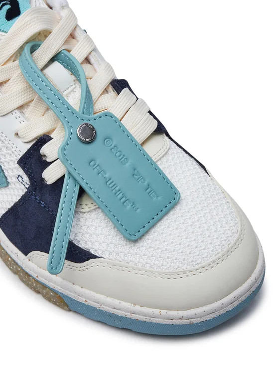 Кросівки Off-White Out Of Office Low Slim White Light Blue OMIA243S23LEA0010349