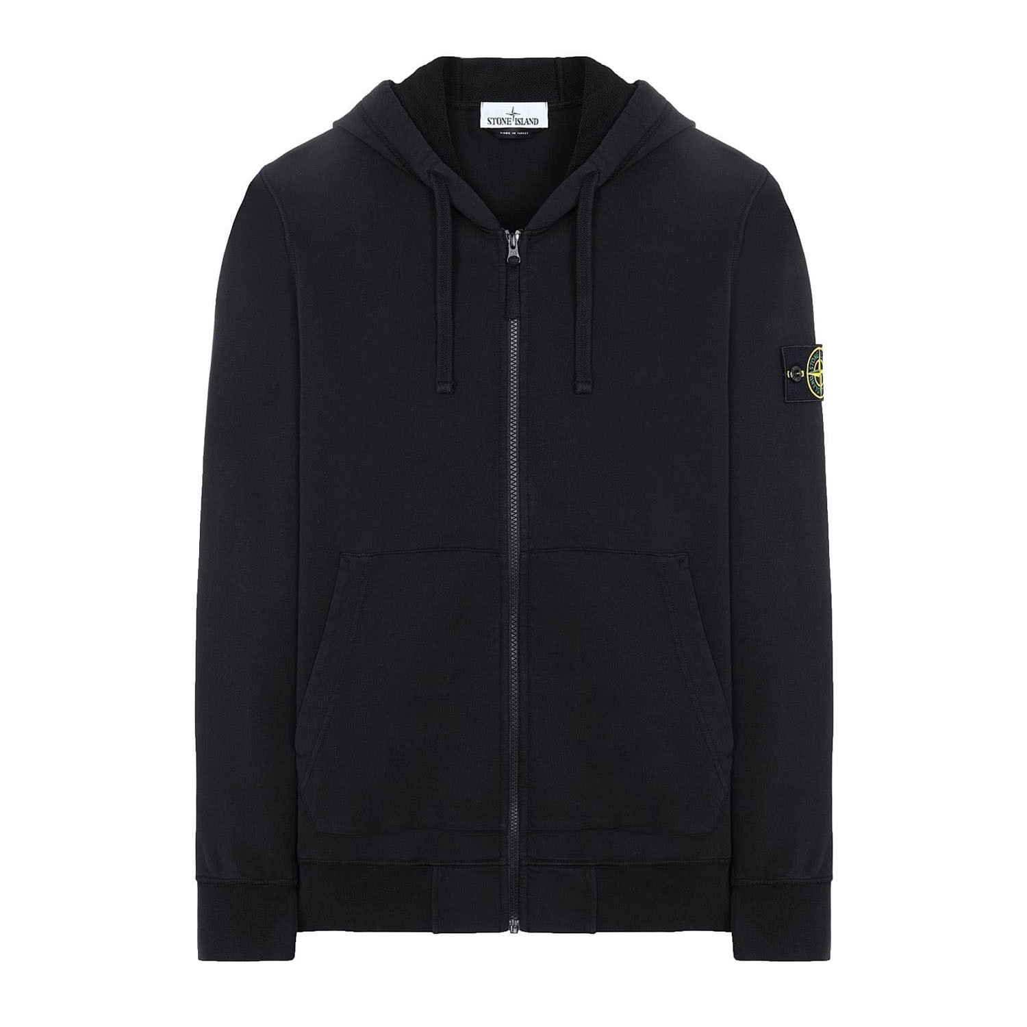 Худі STONE ISLAND BLACK ZIP HOODIE 801564251 A0029