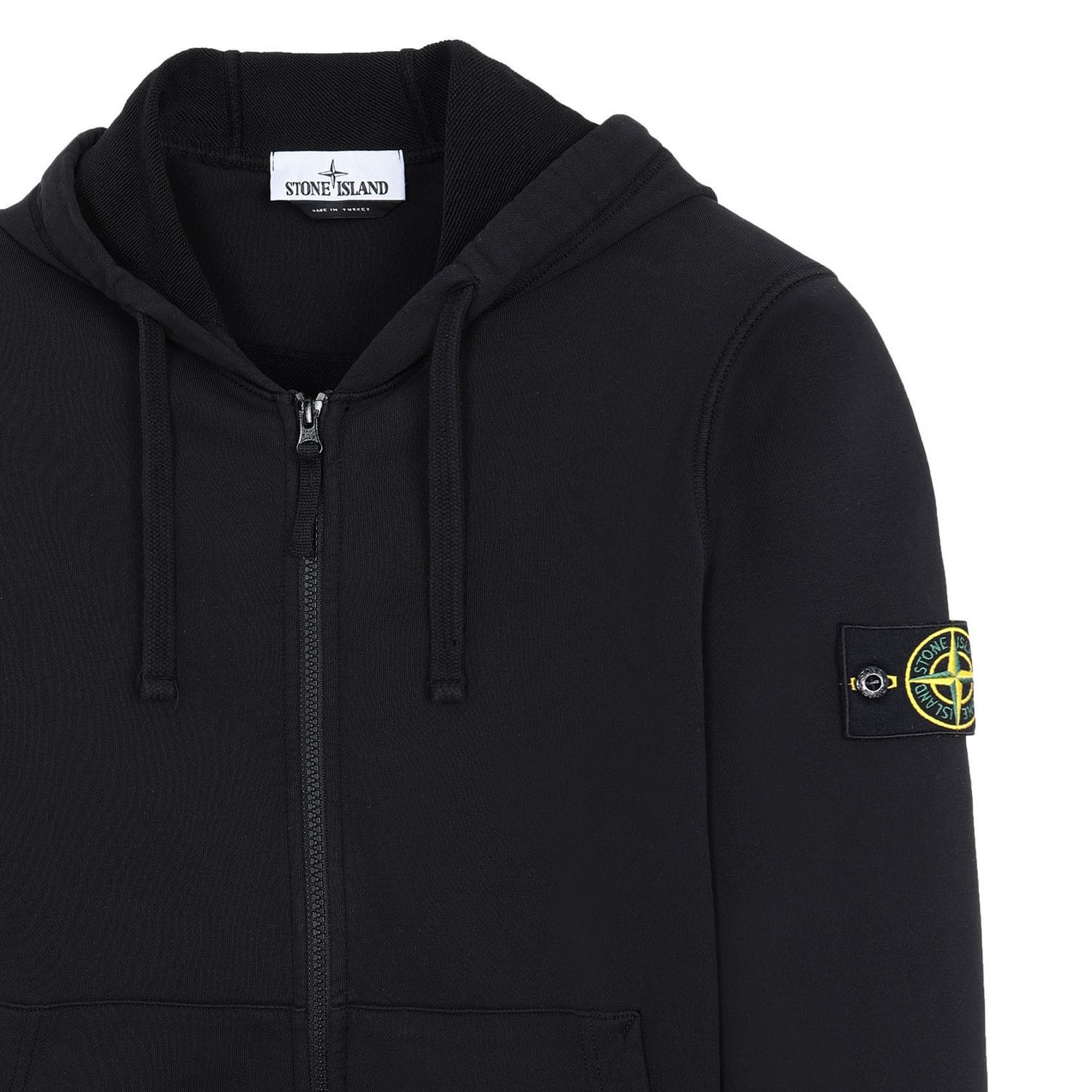 Худі STONE ISLAND BLACK ZIP HOODIE 801564251 A0029