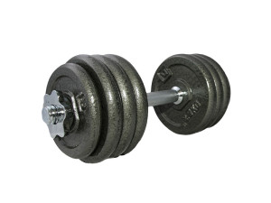 Гантелі набірна 20кг 1шт DUMBELL SET чорний 2-20кг (LS2311-20) LS2311-20