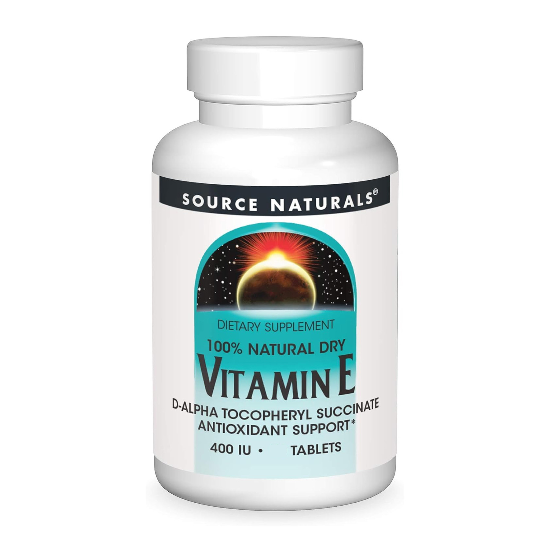 Таблетки Source Naturals Vitamin E 400 IU D-Alpha Tocopherol - 100 tabs 2023-10-6156
