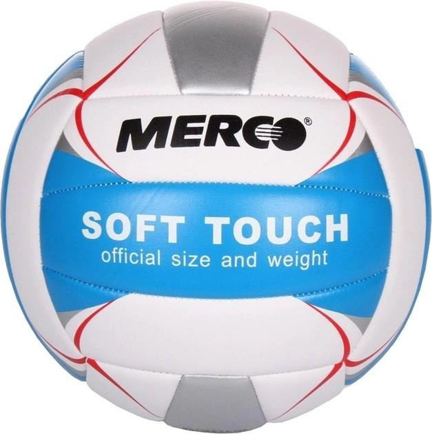 М'яч волейбольний Merco Soft Touch M36931, Цвет Голубой, Размер (Европа) - 5 M36931
