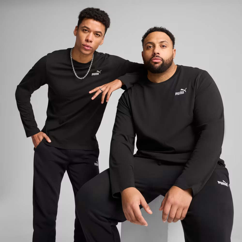 Лонгслів ESS Longsleeve Tee 68254601 Puma 3XL Чорний 68254601