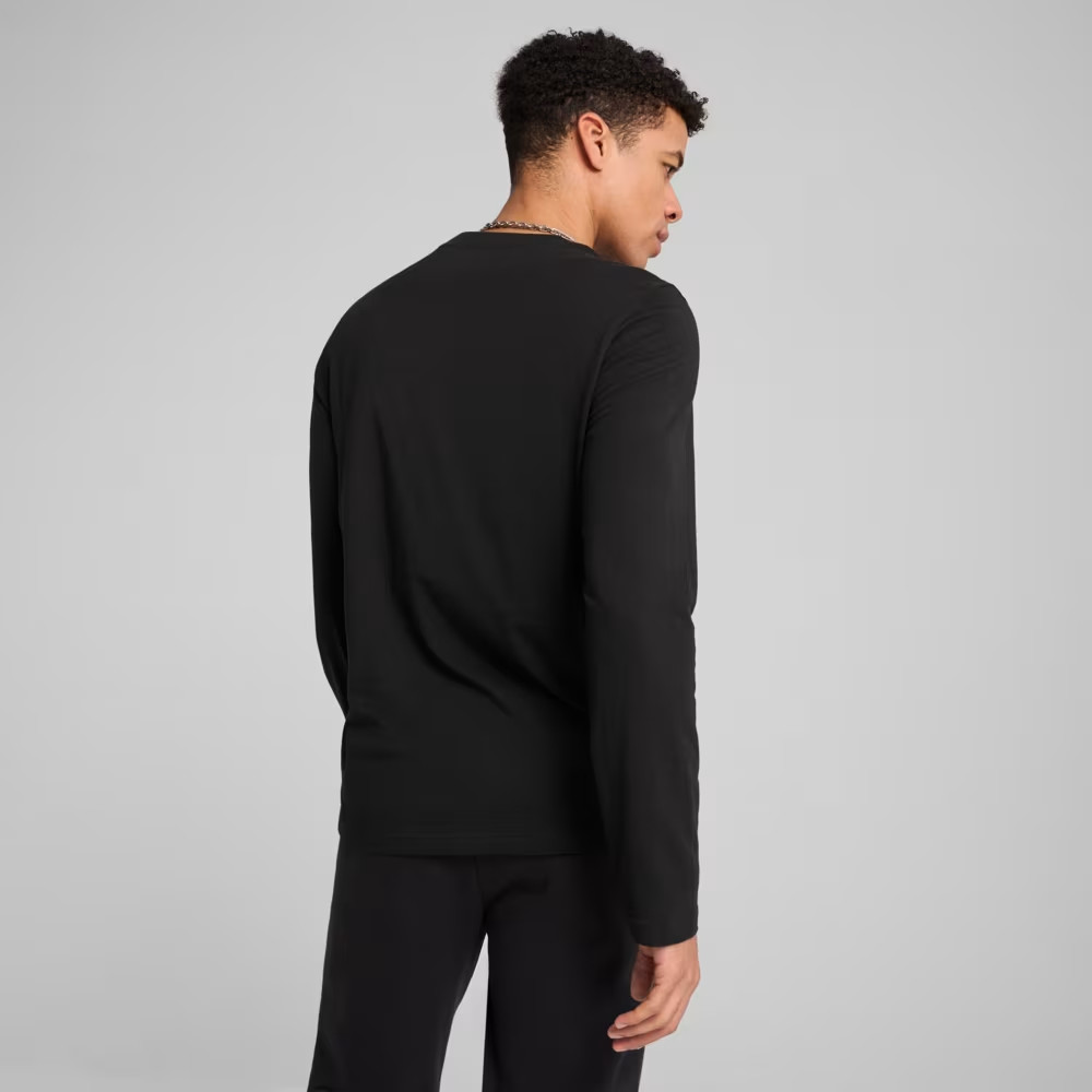 Лонгслів ESS Longsleeve Tee 68254601 Puma 3XL Чорний 68254601
