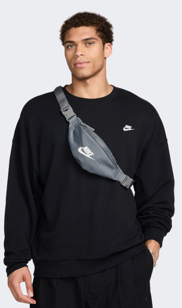 Сумка на пояс Nike NK HERITAGE S WAISTPACK 1L сірий Уні 28x8x13 см DB0488-084