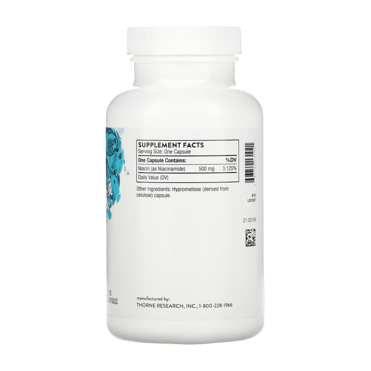 Капсули Thorne Niacinamide - 180 caps 2023-10-3654