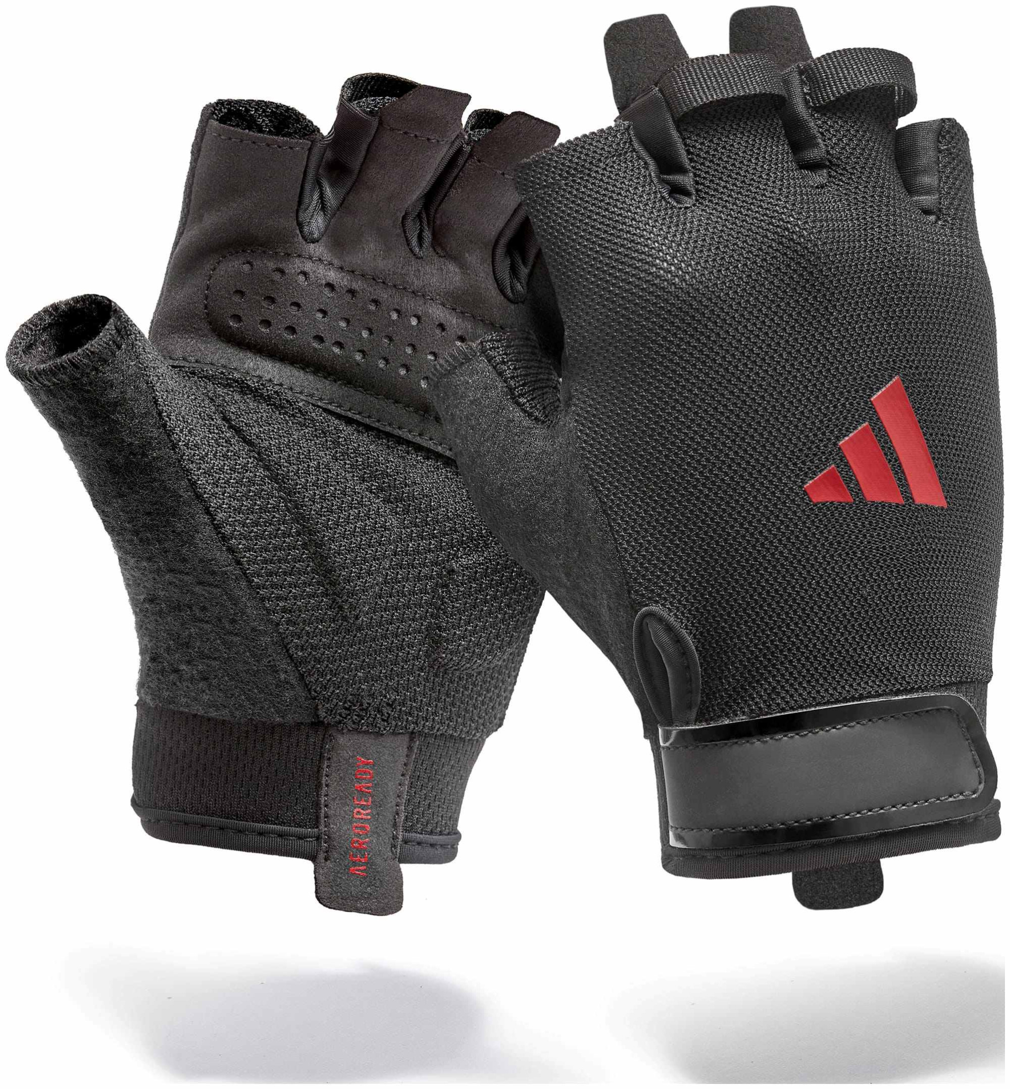 Рукавиці для тренінгу Adidas Essential Training Gloves чорний, червоний Уні S ADGB-15001RD