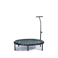 Батут із ручкою TRAMPOLINE WITH HANDLE чорний, синій Уні 100см LP8250B
