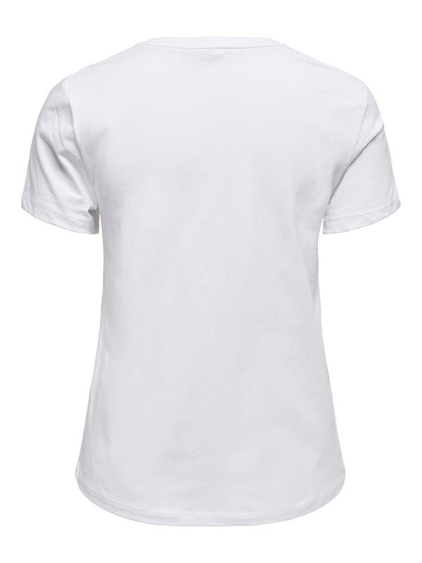 Футболка ONLNEW INDRE S/S T-SHIRT CS NN 15206581-White-Print:ENJOY ONLY L Білий 15206581-WHITE-PRINT:ENJO