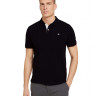 Поло basic polo with contrast 1027713XX1029999 Tom Tailor M Чорний 1027713XX1029999