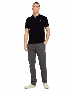 Поло basic polo with contrast 1027713XX1029999 Tom Tailor M Чорний 1027713XX1029999