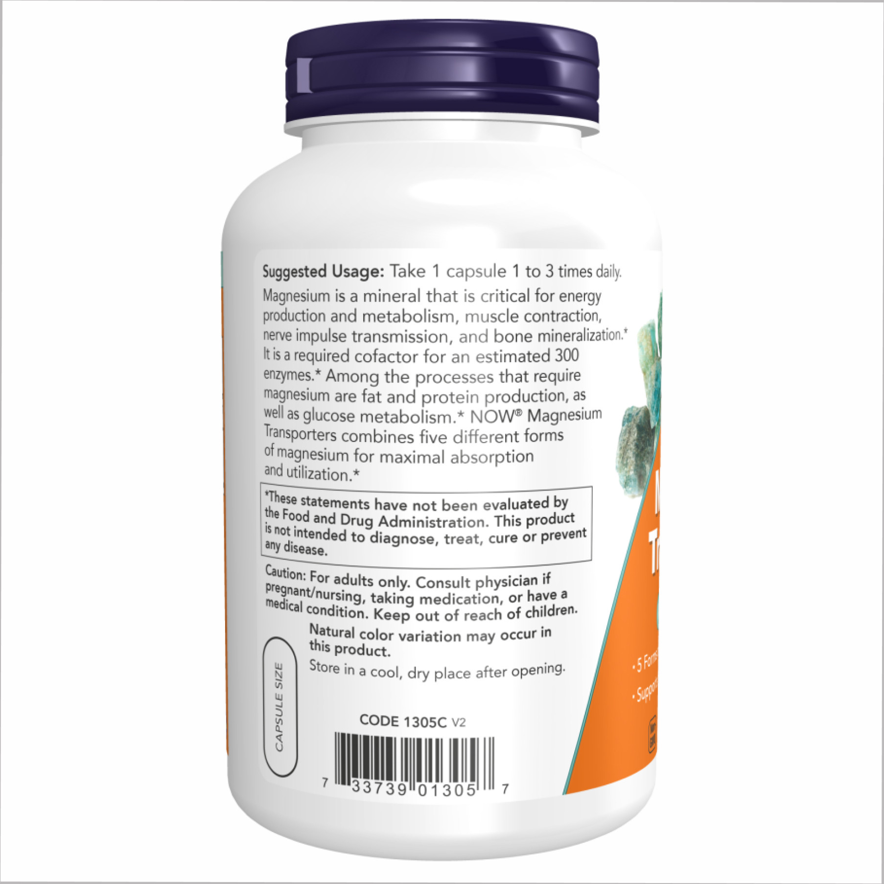 Капсули Magnesium Transporters - 180 vcaps 2022-10-0977