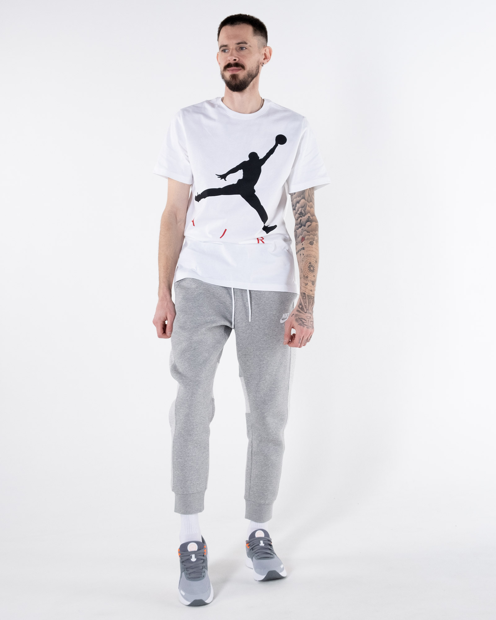 Футболка Nike M J JUMPMAN AIR HBR SS CREW CV3425-101