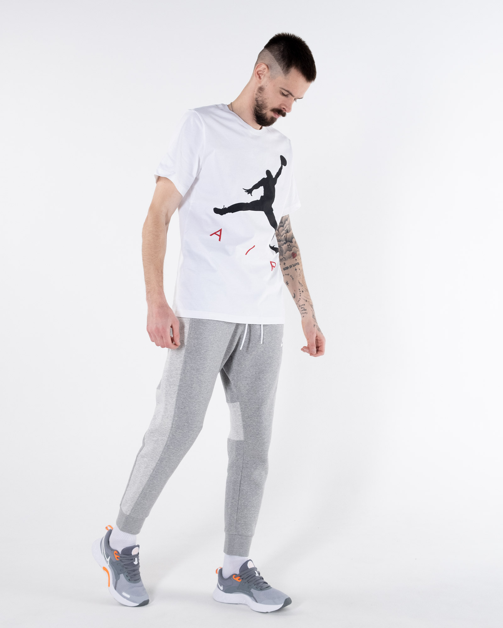 Футболка Nike M J JUMPMAN AIR HBR SS CREW CV3425-101