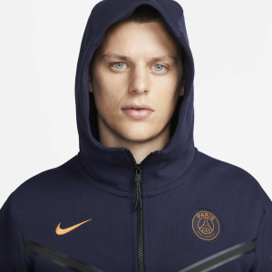 Толстовка чоловіча Nike Paris Saint-Germain 23/24 Nsw Tech Fleece Hoodie Fzwr Blue DV4827-498