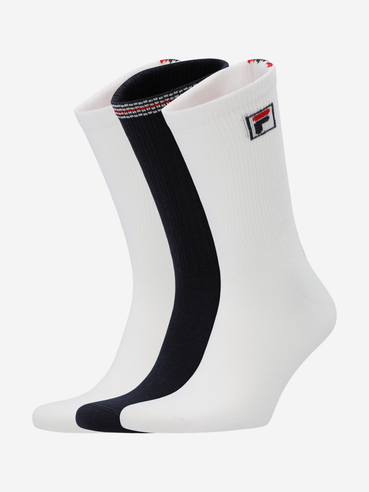 Шкарпетки для спорту (3 пари) 119594FLA-WM FILA 43-46 Білий 119594FLA-WM
