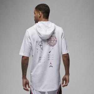 Футболка чоловіча Air Jordan Sport MenS Hooded T-Shirt White FB7427-100
