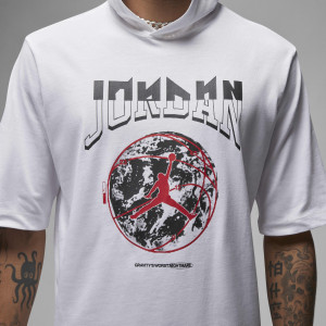 Футболка чоловіча Air Jordan Sport MenS Hooded T-Shirt White FB7427-100