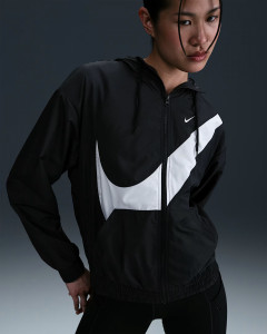 Кофта W NSW CLSSC WVN UV FZ LOGO JKT HM8971-010 Nike L Чорний HM8971-010