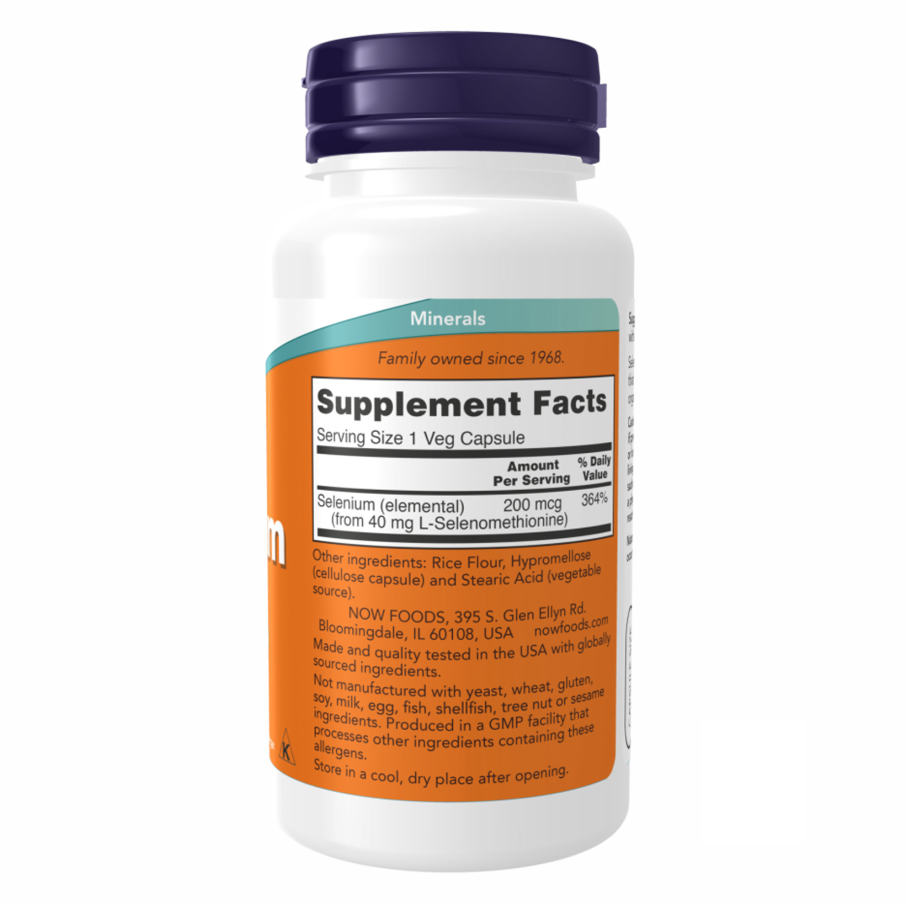 Капсули Selenium 200 mcg - 90 vcaps 2022-10-0043