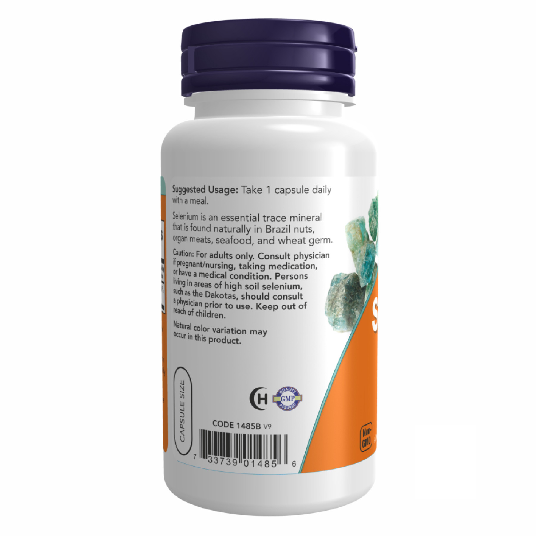 Капсули Selenium 200 mcg - 90 vcaps 2022-10-0043