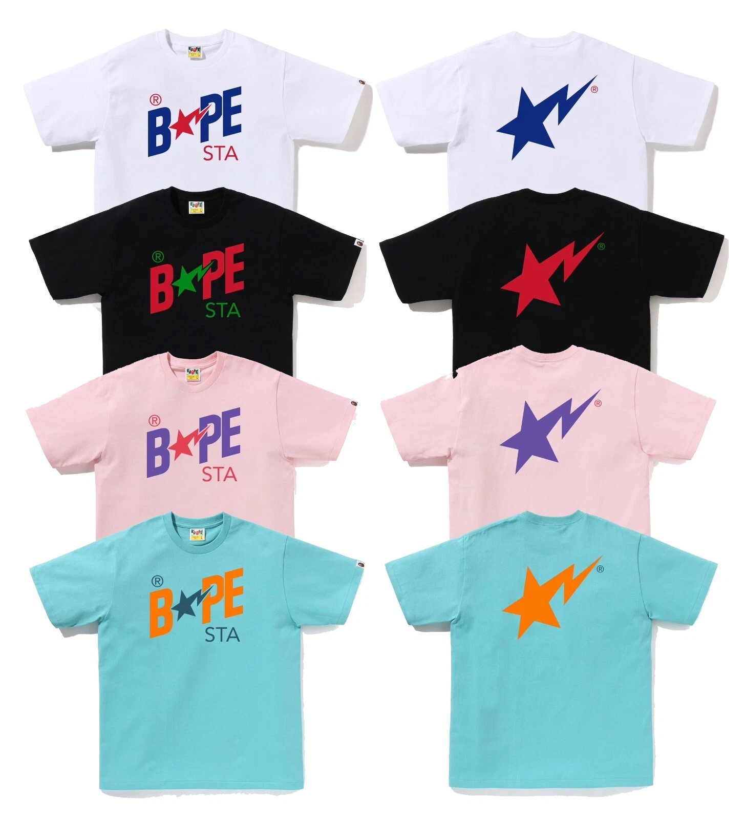 Футболка A BATHNIG APE Men's COLORS BAPE STA TEE 1L30110022