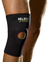 Наколінник з отвором SELECT 6201 Open patella knee support (010) чорний 562010
