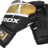 Рукавиці боксерські RDX BOXING GLOVES BGR-F7 чорний, золотий 12 унцій (BGR-F7BGL) BGR-F7BGL