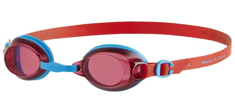 Окуляри для плавання Speedo JET V2 GOG JU блакитний, червоний Діт OSFM 8-09298C106