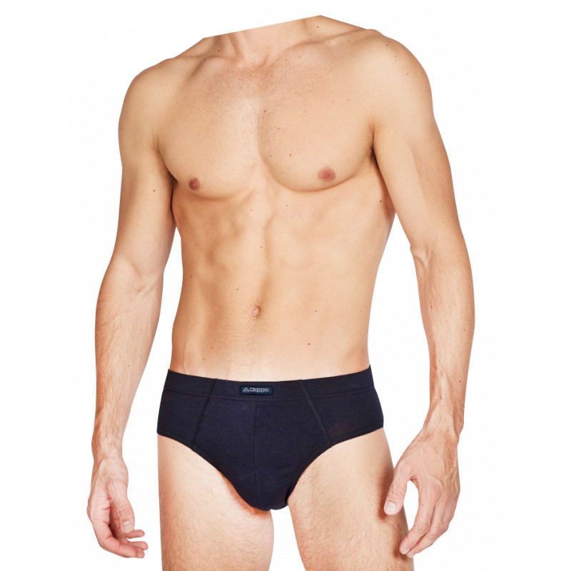 Труси-сліпи Kappa Slip Uomo Elastico Esterno logato темно-синій Чол M K1111 BLUNAVY