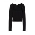Топ H&M Square-Neck Crop Top Black 1189031002 S 1189031002
