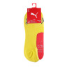 Шкарпетки Puma FOOTIE 2P UNISEX сірий-жовтий Уні 39-42 141011001-003