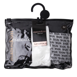Труси Manoukian SLIPS-X3-FEMME сірий, чорний, білий Жін L 12890190-1