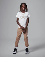 Костюм спортивний дитячий Air Jordan Sneaker School White/Brown 85D722-J34