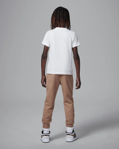 Костюм спортивний дитячий Air Jordan Sneaker School White/Brown 85D722-J34