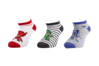 Шкарпетки PJ Masks GRIS CHINE GLUGLU ET RAYURES/ROUGE BIBOU/ білий, сірий Діт 23-26 83890755-2
