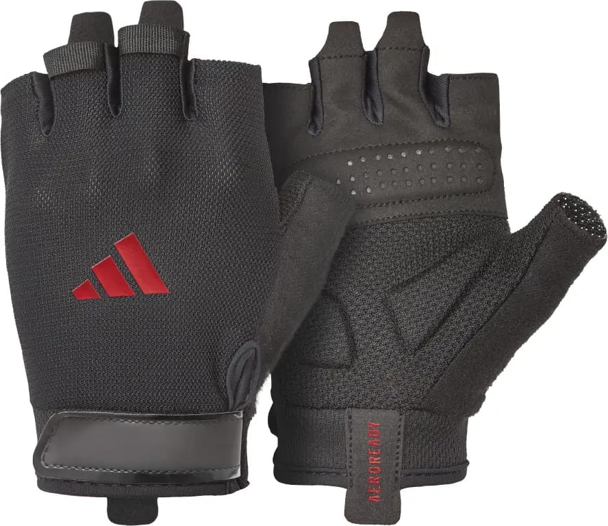 Рукавиці для тренінгу Adidas Essential Training Gloves чорний, червоний Уні XL ADGB-15004RD
