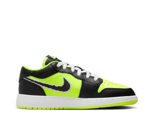 Кросівки Jordan 1 Low SE Black Cat Volt (GS) DX6666-701