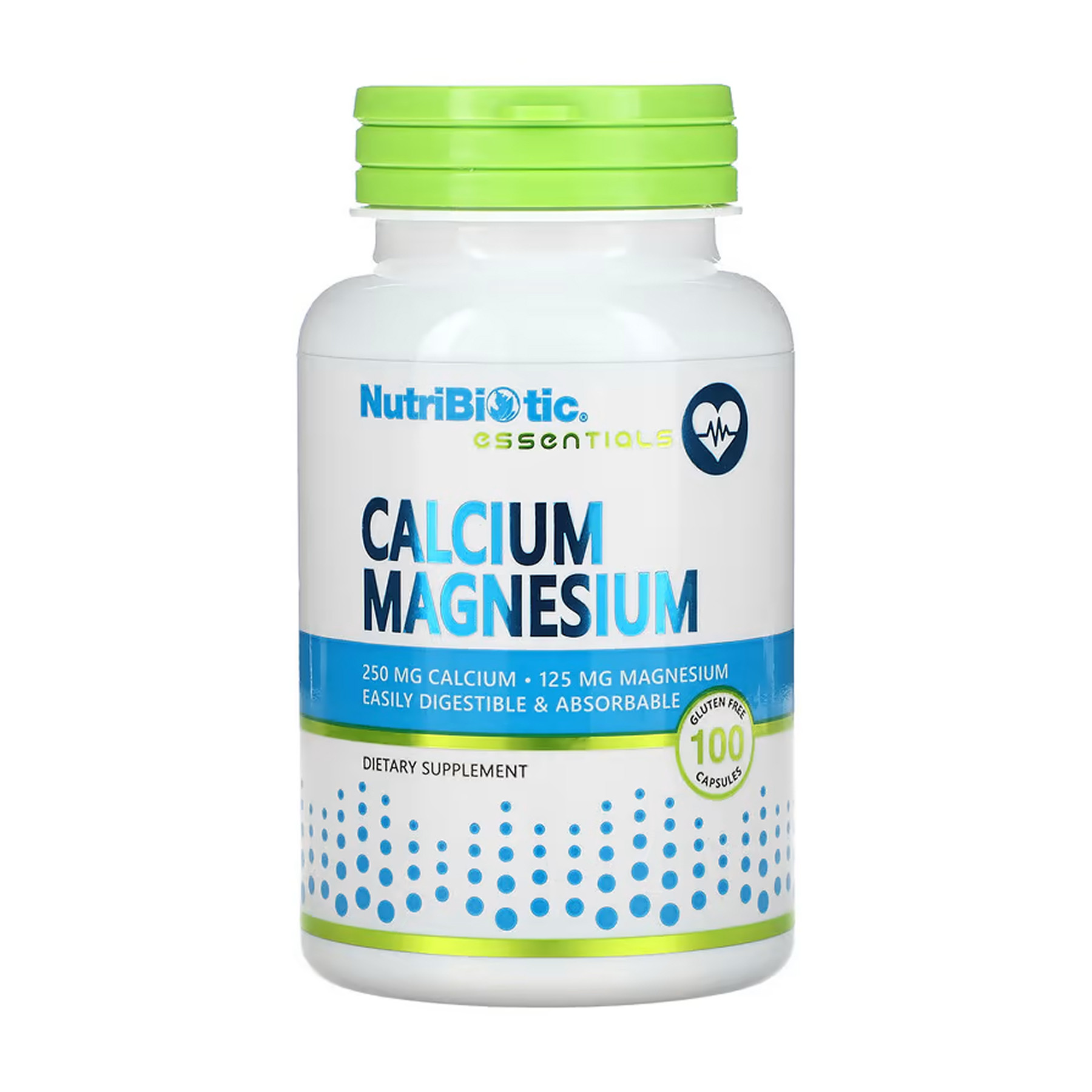 Капсули Nutribiotic Calcium Magnesium - 100 caps 2023-10-5480