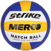 М'яч волейбольний Merco Strike ID36932, Цвет Синий, Размер (Европа) - 5 ID36932