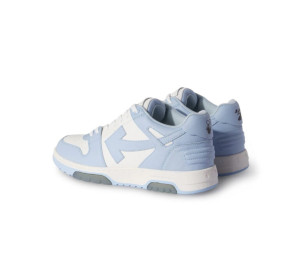 Кросівки Off-White Out Of Office Low-Top calf leather Sneakers Light blue White OMIA189C99LEA0044001
