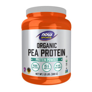 Порошок Now Foods Organic Pea Protein - 680g 2023-10-5231