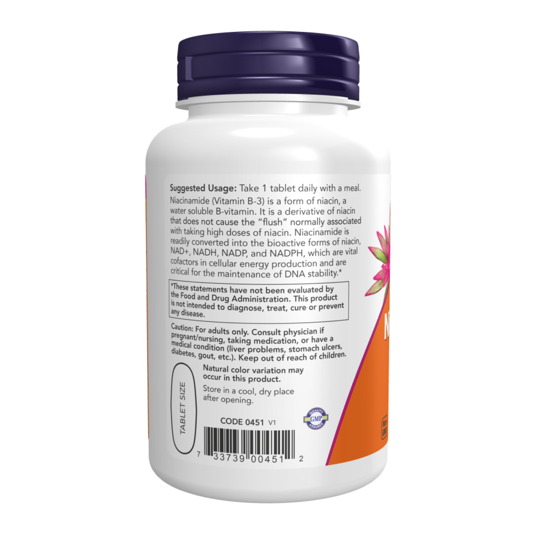 Таблетки Now Foods Niacinamide 1000 mg - 90 tabs 2023-10-3276