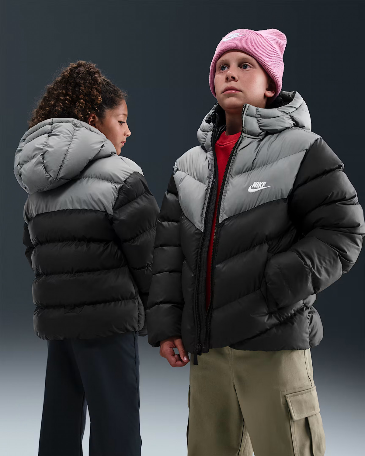 Куртка підліткова K NSW TF ADP PUFFER COLORBLOCK IB6164-010 Nike L Чорний IB6164-010