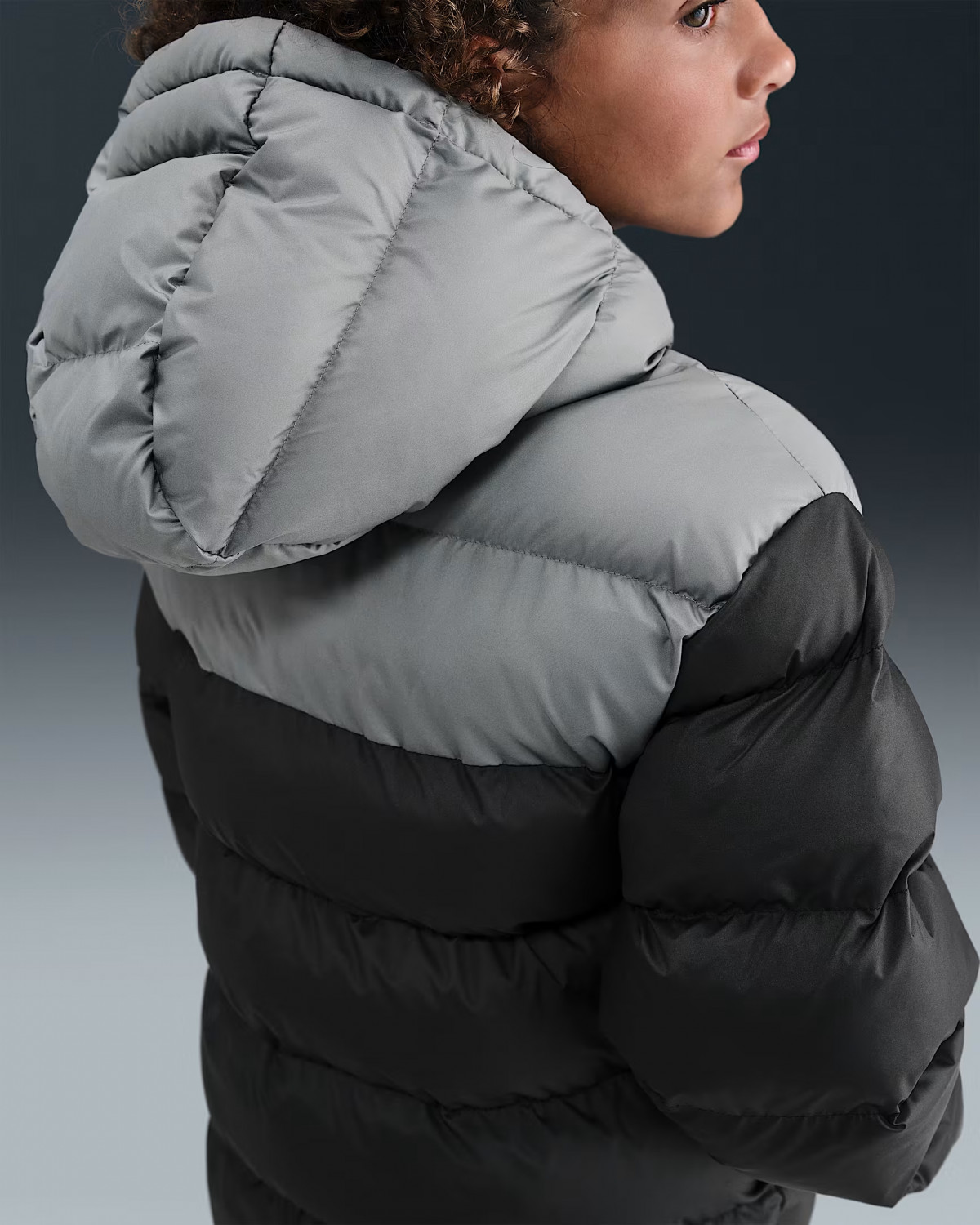 Куртка підліткова K NSW TF ADP PUFFER COLORBLOCK IB6164-010 Nike L Чорний IB6164-010