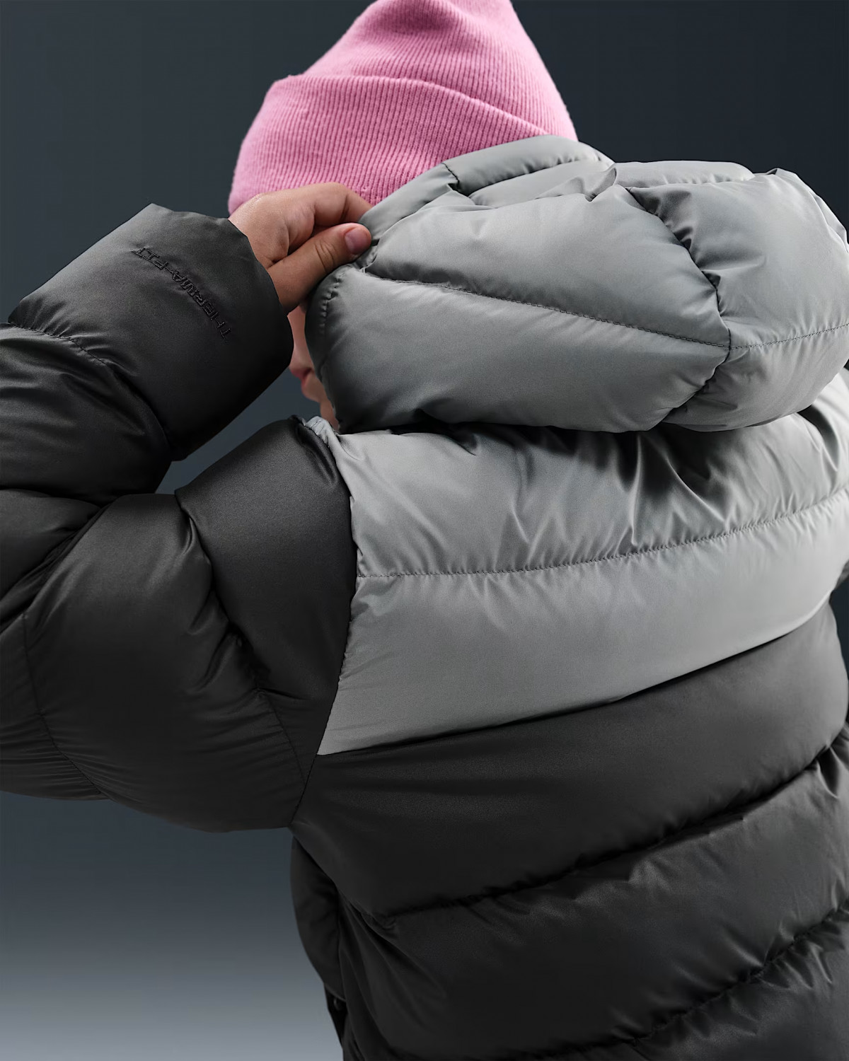 Куртка підліткова K NSW TF ADP PUFFER COLORBLOCK IB6164-010 Nike L Чорний IB6164-010