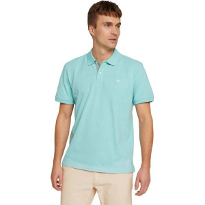 Поло basic polo with contrast 1031006XX1012433 Tom Tailor M Блакитний 1031006XX1012433